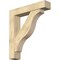 Ekena Millwork Funston Block Rough Sawn Bracket w/ Offset Brace, Douglas Fir, 8"W x 40"D x 44"H BKT0806X40X44FST05RDF - alternate 1